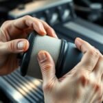 oil filter change manually