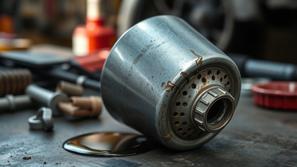 oil filter reuse advised against