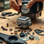 reassemble husqvarna trimmer carburetor
