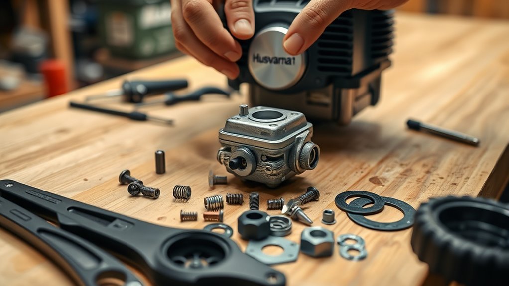 How to Rebuild Husqvarna Trimmer Carburetor