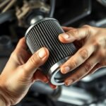 remove oil filter carefully